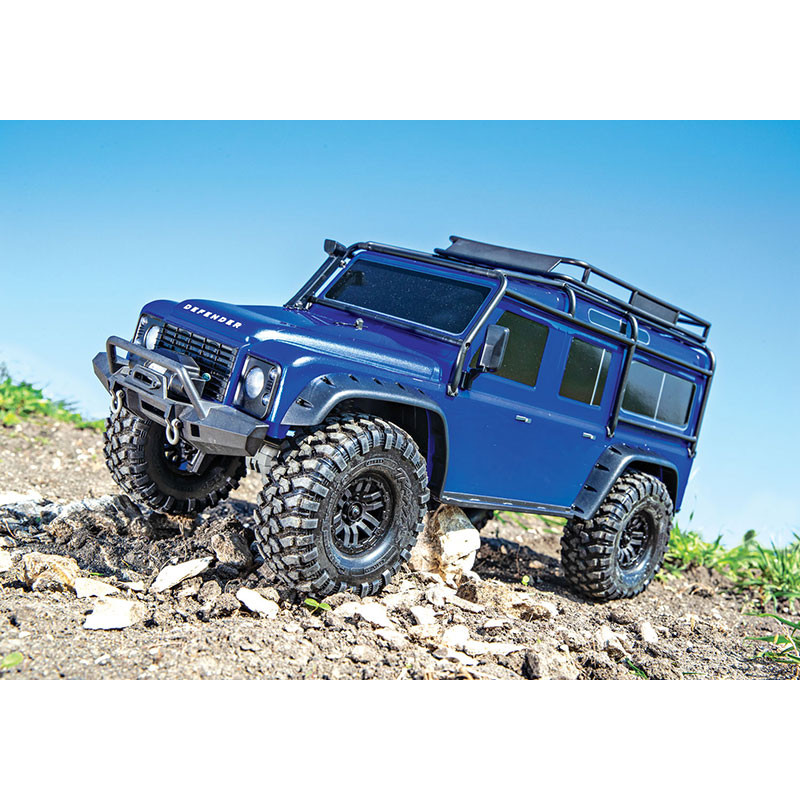 ホビーラジコン Traxxas TRX-4 Land Rover Defender Blue Amazon.com: Traxxas TRX-4M Complete Land Rover Defender Body