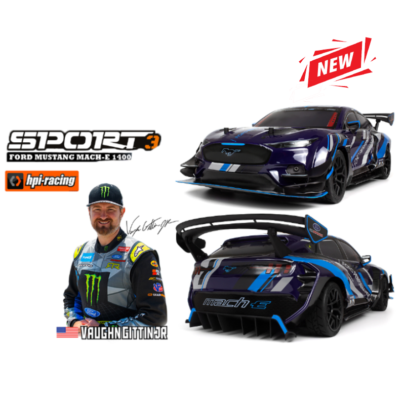 HPI Racing 115984 1/10 4WD RS4 Sport 3 Drift Car - '15 Ford
