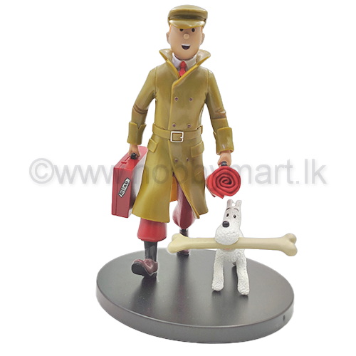 TINTIN フィギュア Figurine Moulinsart 42250 Abdullah & Tiger 9cm X Rare Resin Tintin