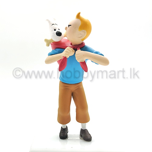 Tintin Carrying Snowy Original Figure 9cm at HobbyMart LK