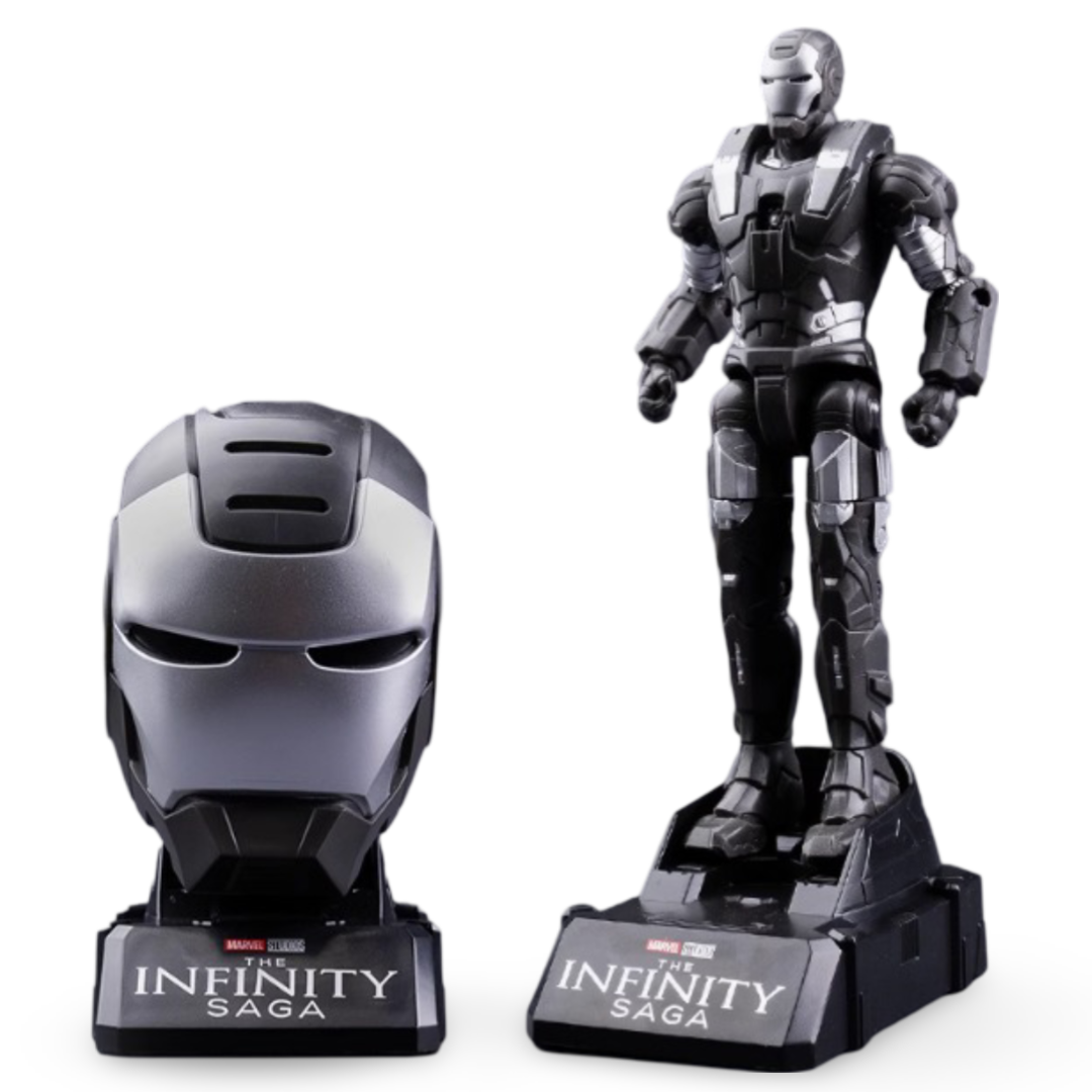War Machine Transforming Figurine with Helmet Display 18cm at